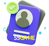 Tornar-se um membro do 55GAME é muito simples
