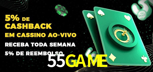 Promoções do cassino ao Vivo 55GAME